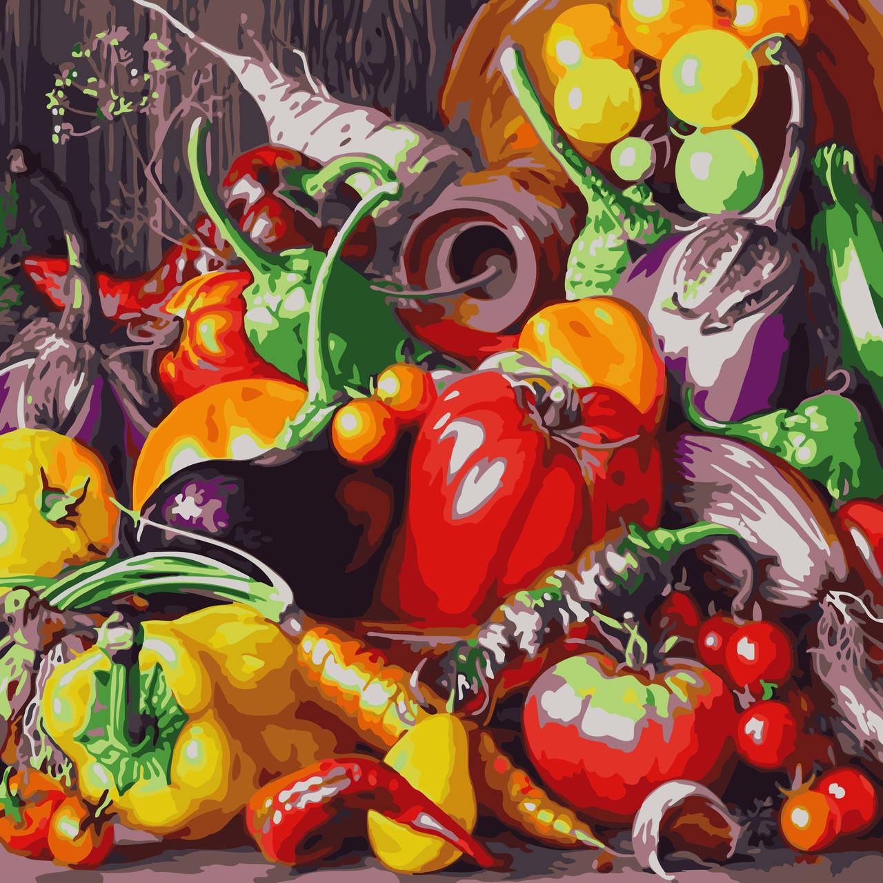 

Картина по номерам ArtStory Урожай 40*40см