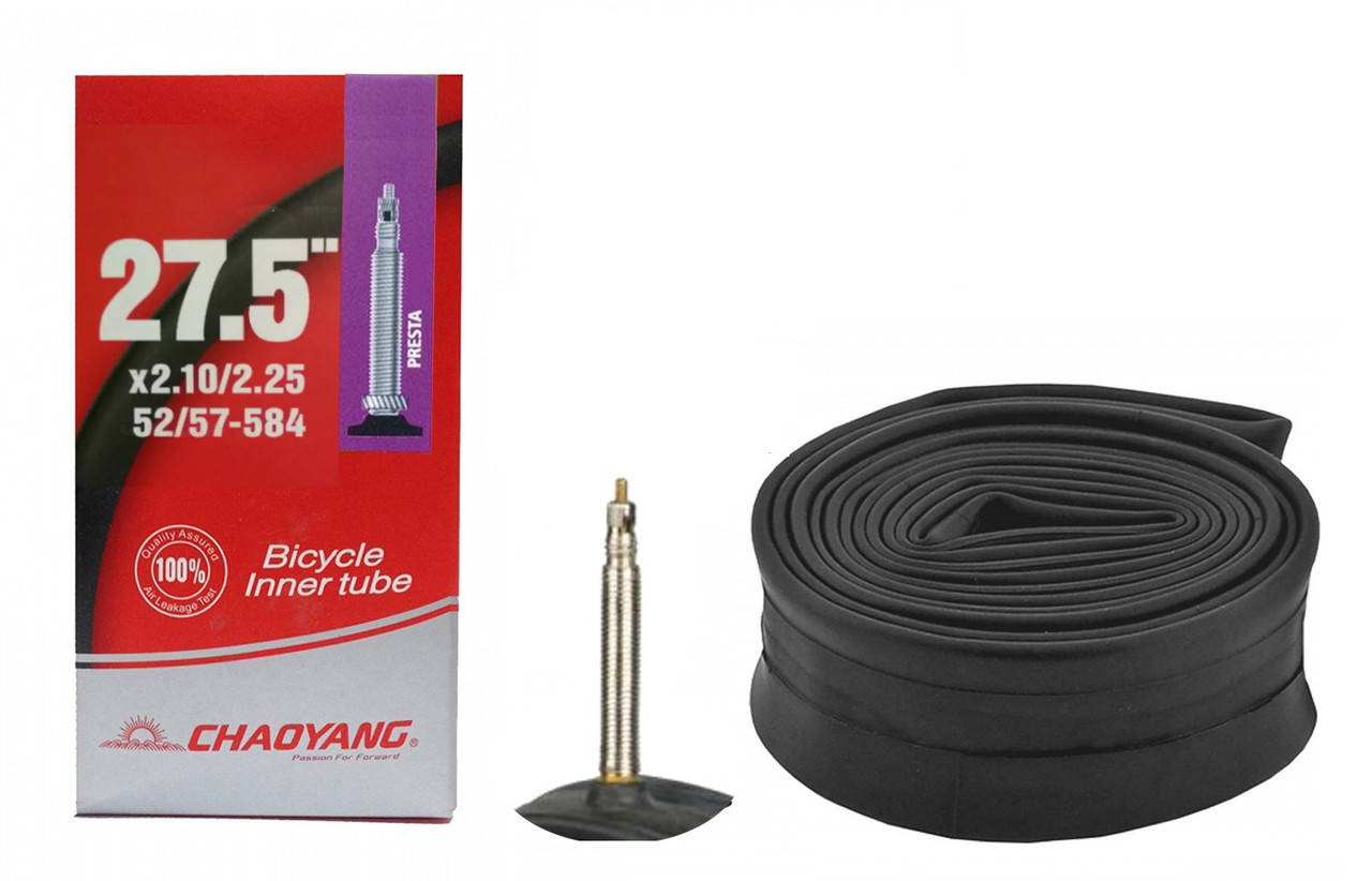 

Велосипедная камера CHAOYANG 27.5"х2.10/2,25 (52/57-584) FV 48mm (401317)