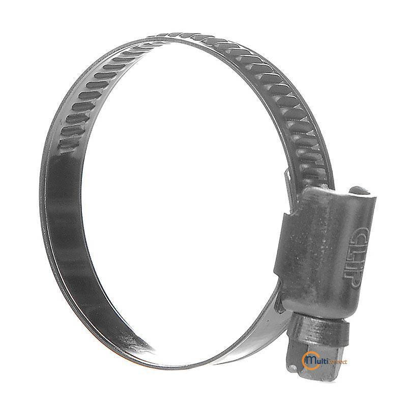 

Хомут червячный 16-27 мм нержавеющий W4