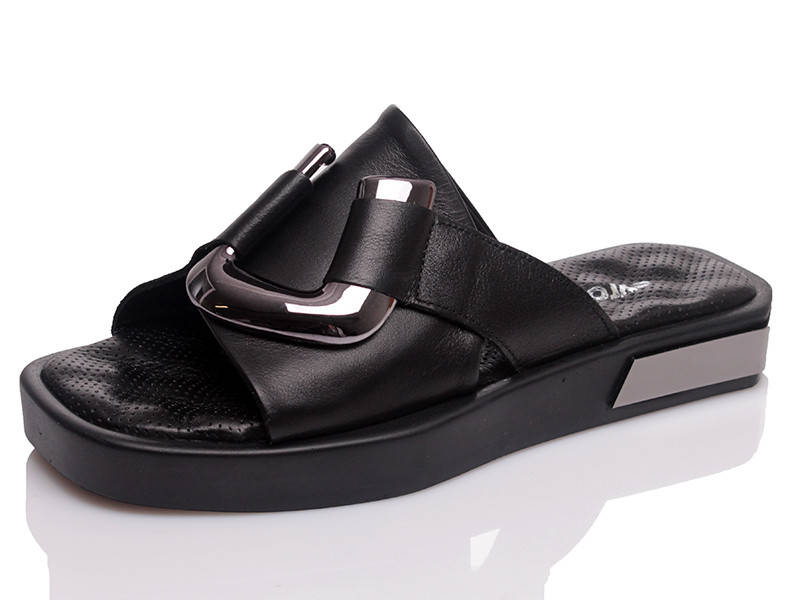 

Женские шлепанцы Euromoda черного цвета размер 39 (24,5 см) SKL112-362573