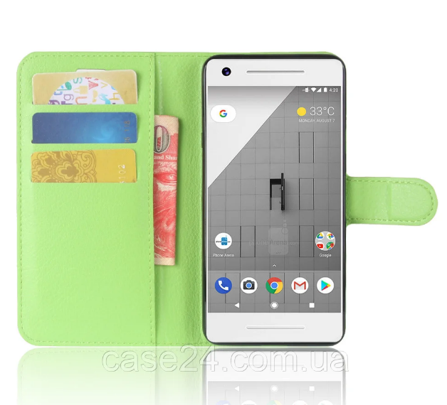 

Чехол книжка Lichee для Google Pixel 3 (9 цветов) зеленый