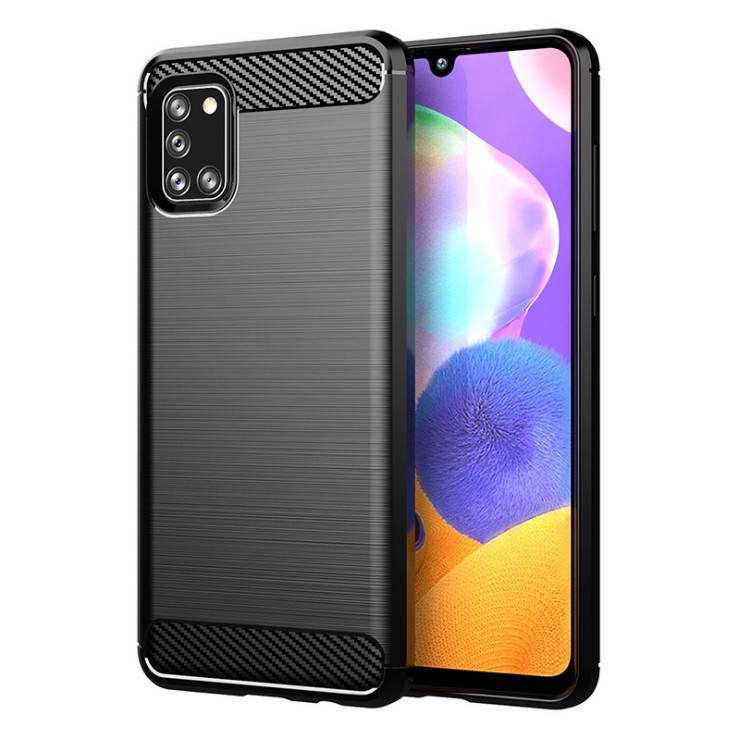 

Противоударный чехол для Samsung Galaxy A31 (sm-a315), Rugged Carbon, черный
