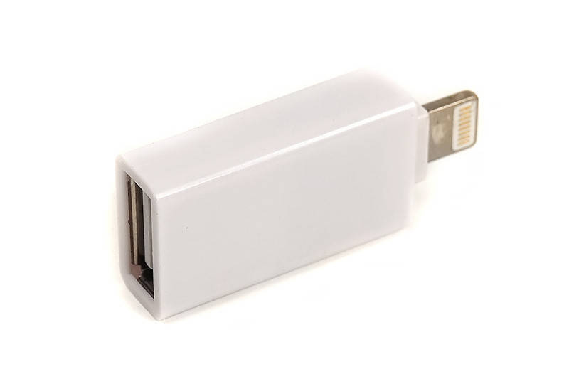 

Переходник PowerPlant OTG USB 2.0 - Lightning, Белый