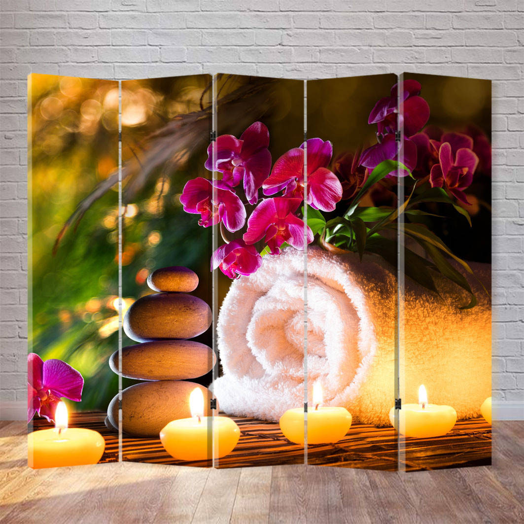 

Ширма для спа-салона "Свечи"