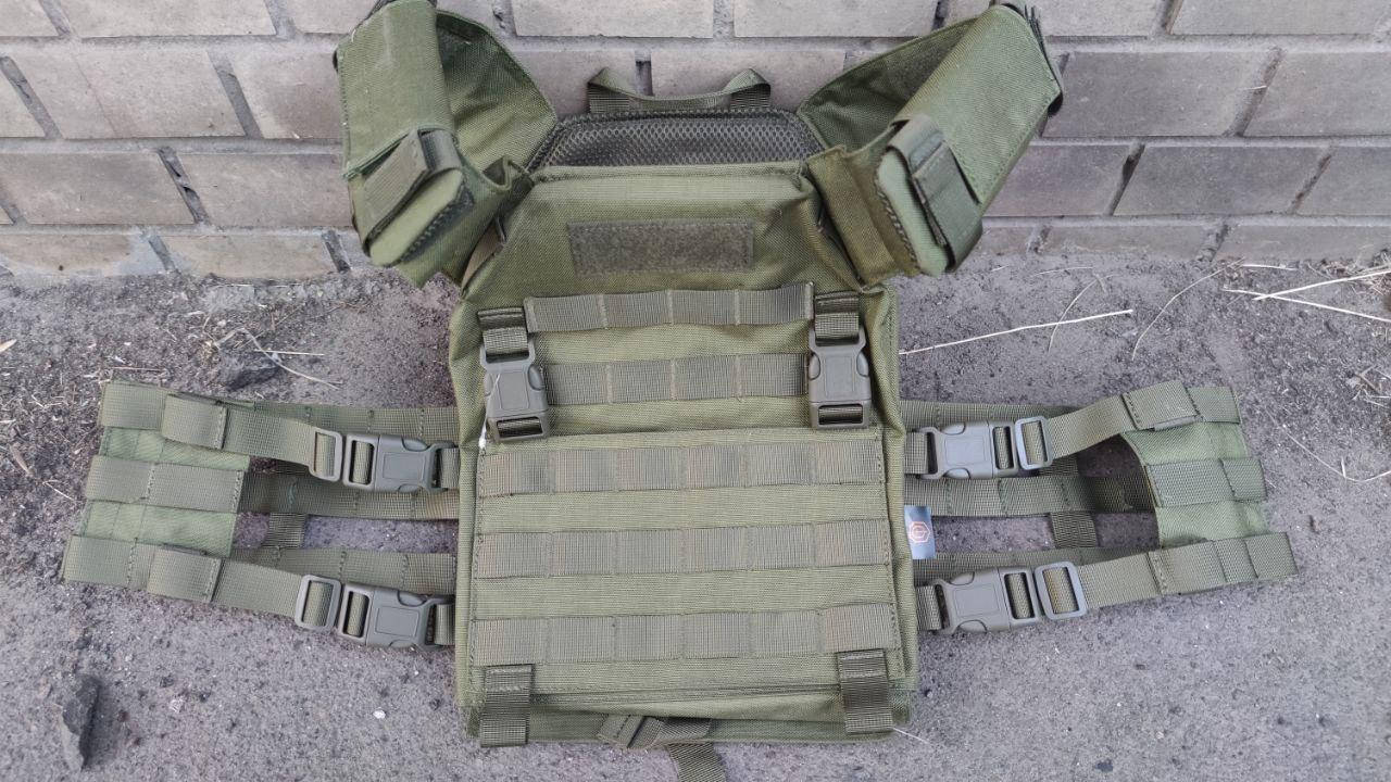 

Тактический жилет - плитоноска "Conquer Pro+" Olive