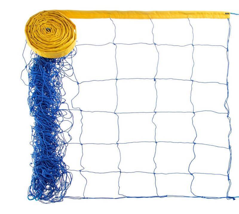 

Сетка волейбольная SP-Sport стандарт SO-7465 (для улицы и зала) синий-желтый