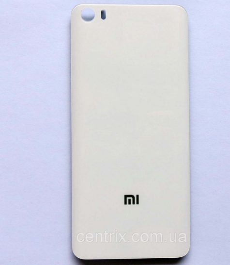 

Задняя крышка для Xiaomi Mi5, белая, пластик, глянцевая, Белый
