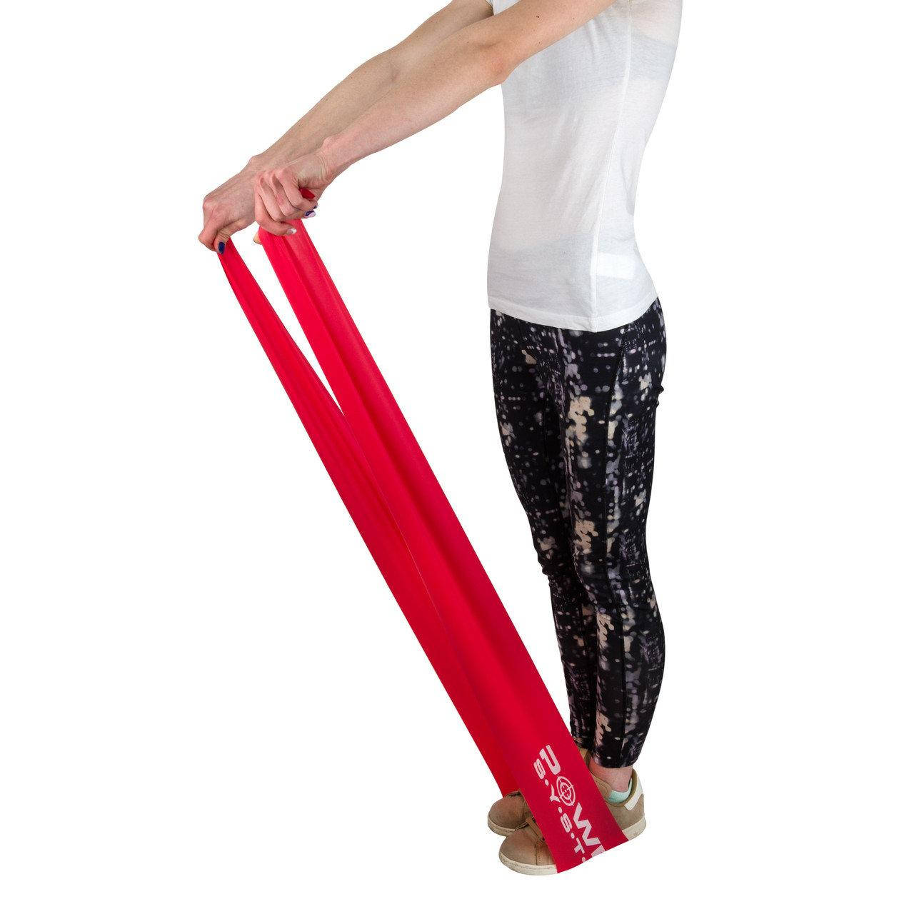 

Лента-эспандер Power System PS-4122 Flat Stretch Band Level 2 Red