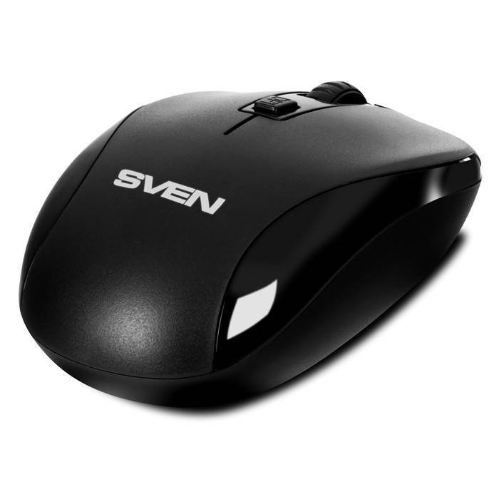 

Мышка SVEN RX-255W черная беспроводная, Черный