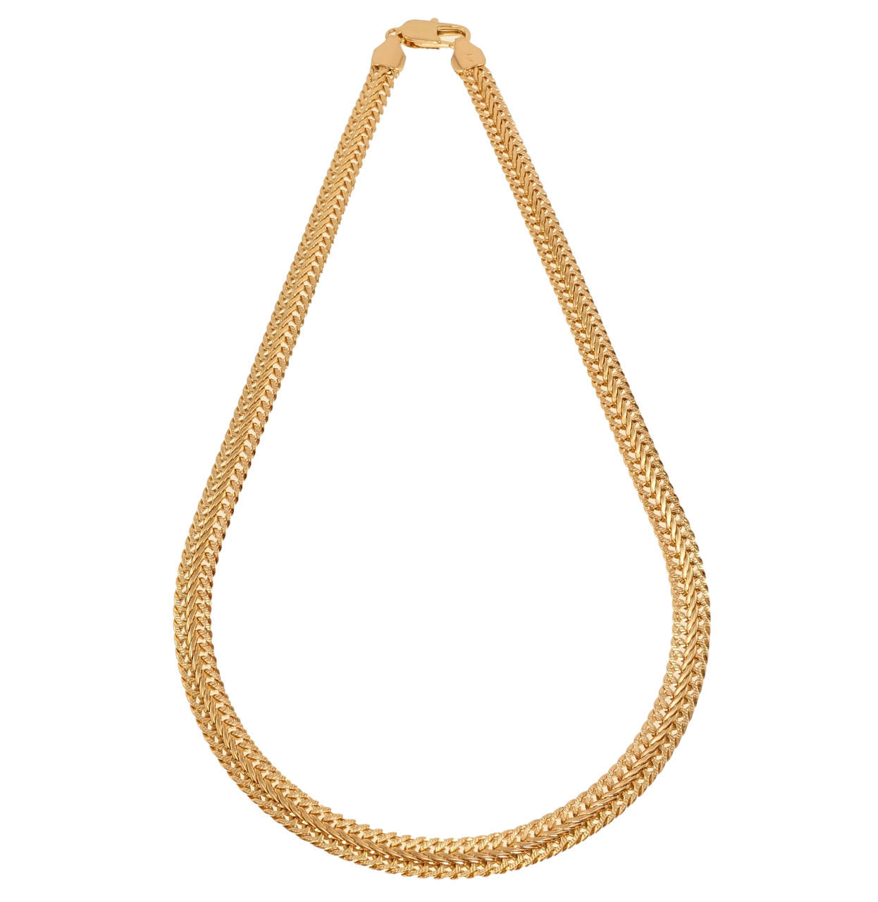 

Ожерелье Xuping Позолота 18K "Фантазийное плетение" длина 50см х 8мм