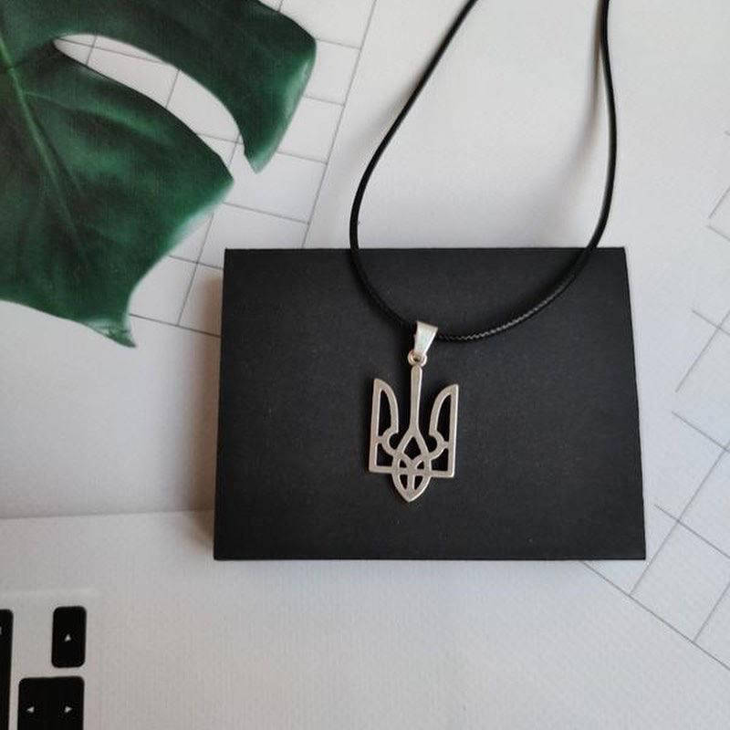 

Кулон Подвеска трезубец герб трезубец Украины 16 х 31