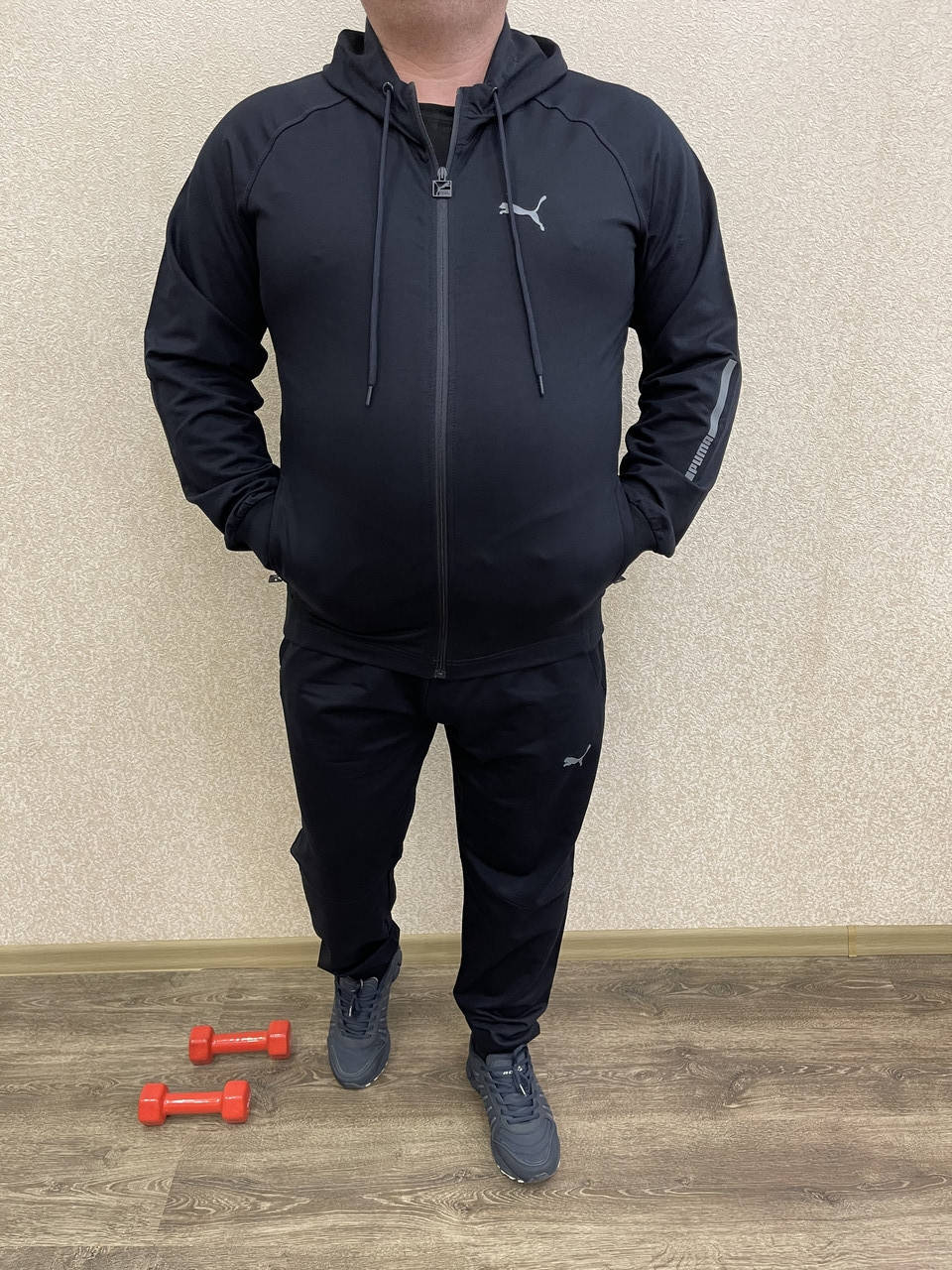 

Костюмы спортивные PUMA баталы Турция, Темно-синий