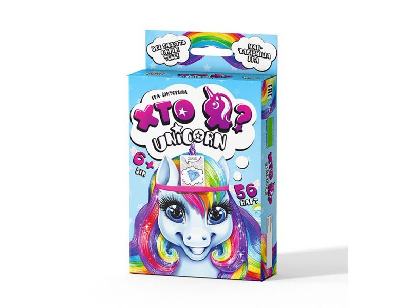 

Настольная игра-викторина "Кто Я Unicorn"