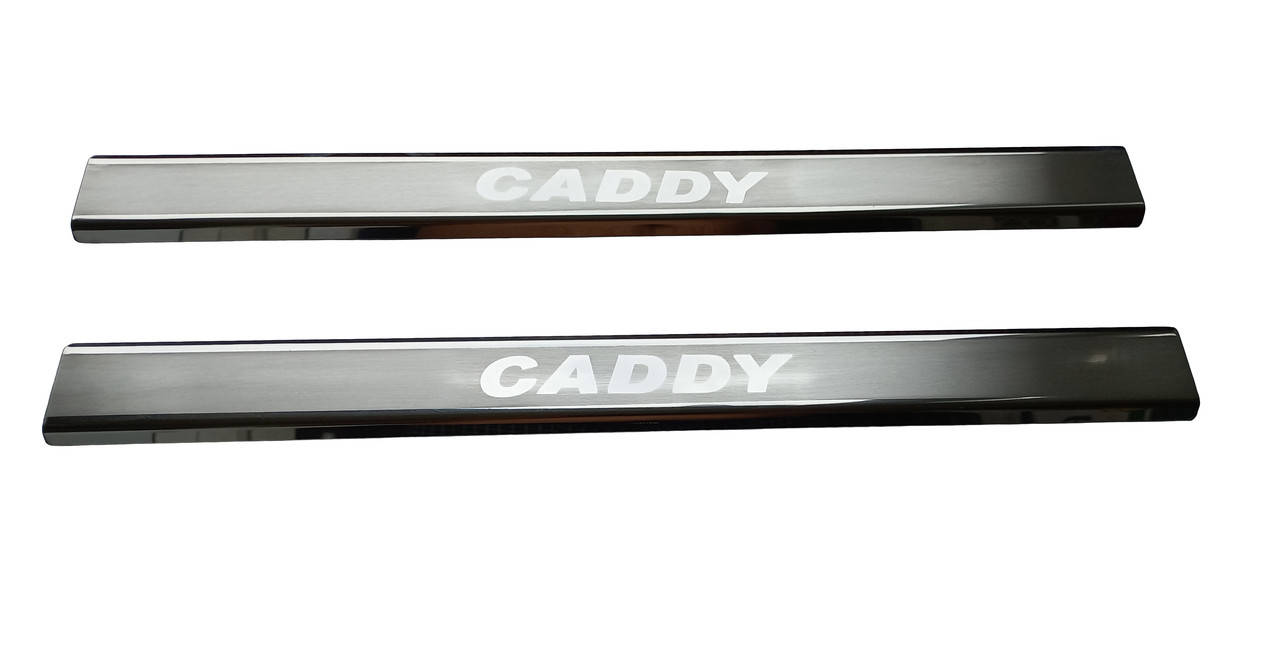

Накладки на пороги VW CADDY (2004-2010) грузовой фургон