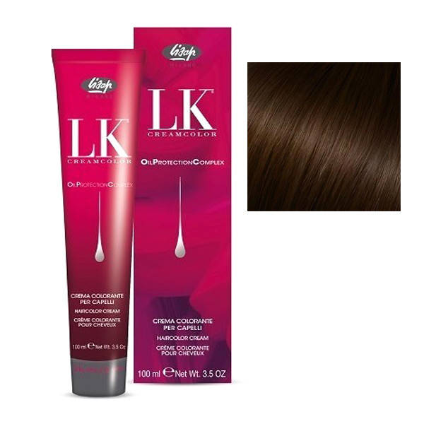 

Крем-краска Lisap LK Oil Protection Complex 6/0 темный блондин 100 мл