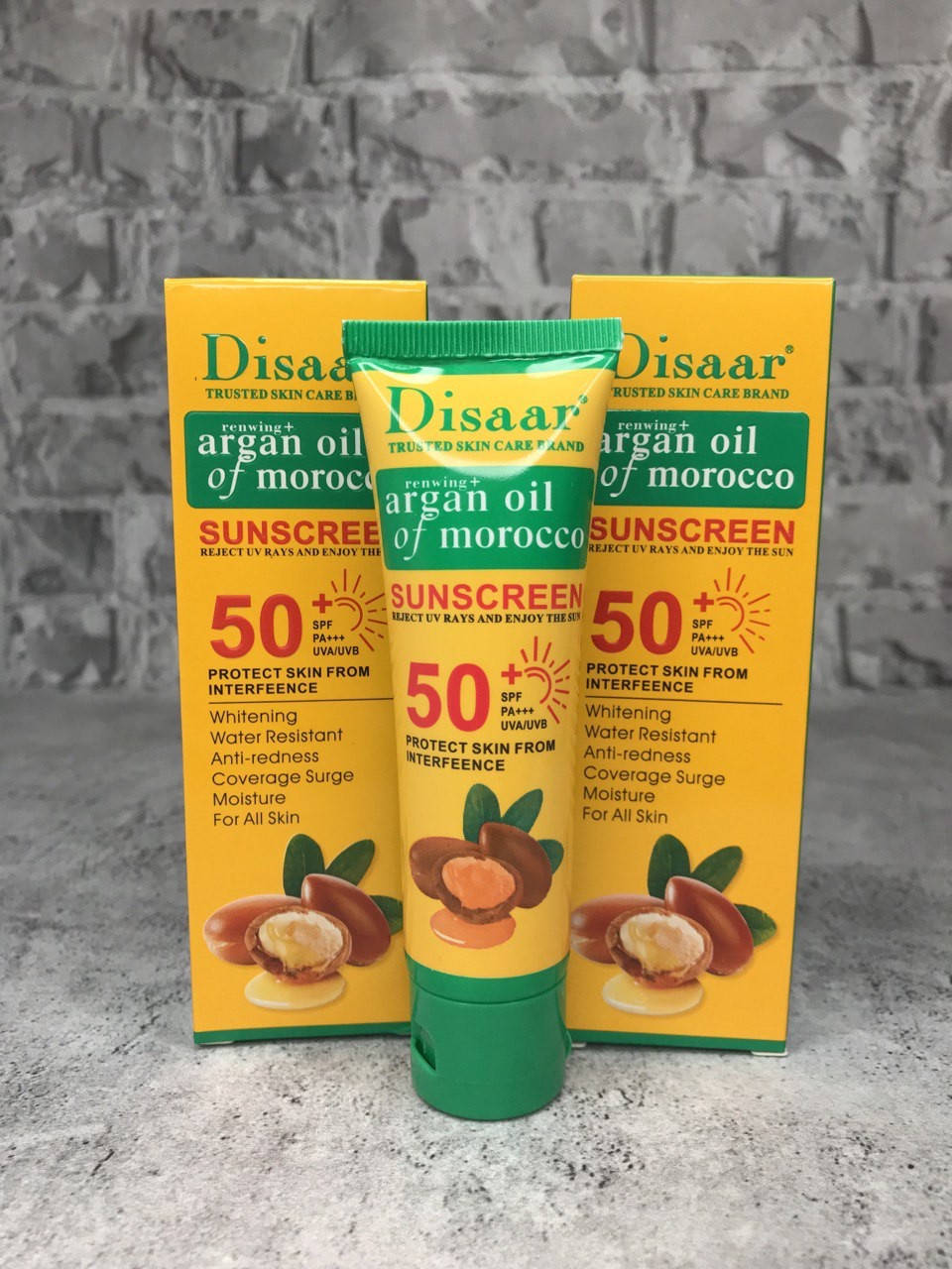

Крем сонцезахисний для обличчя SPF 50+ PA +++, з аргановою олією Марокко, 50 мл