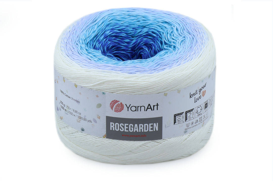 

YarnArt Rosegarden, №305, Секционное крашение
