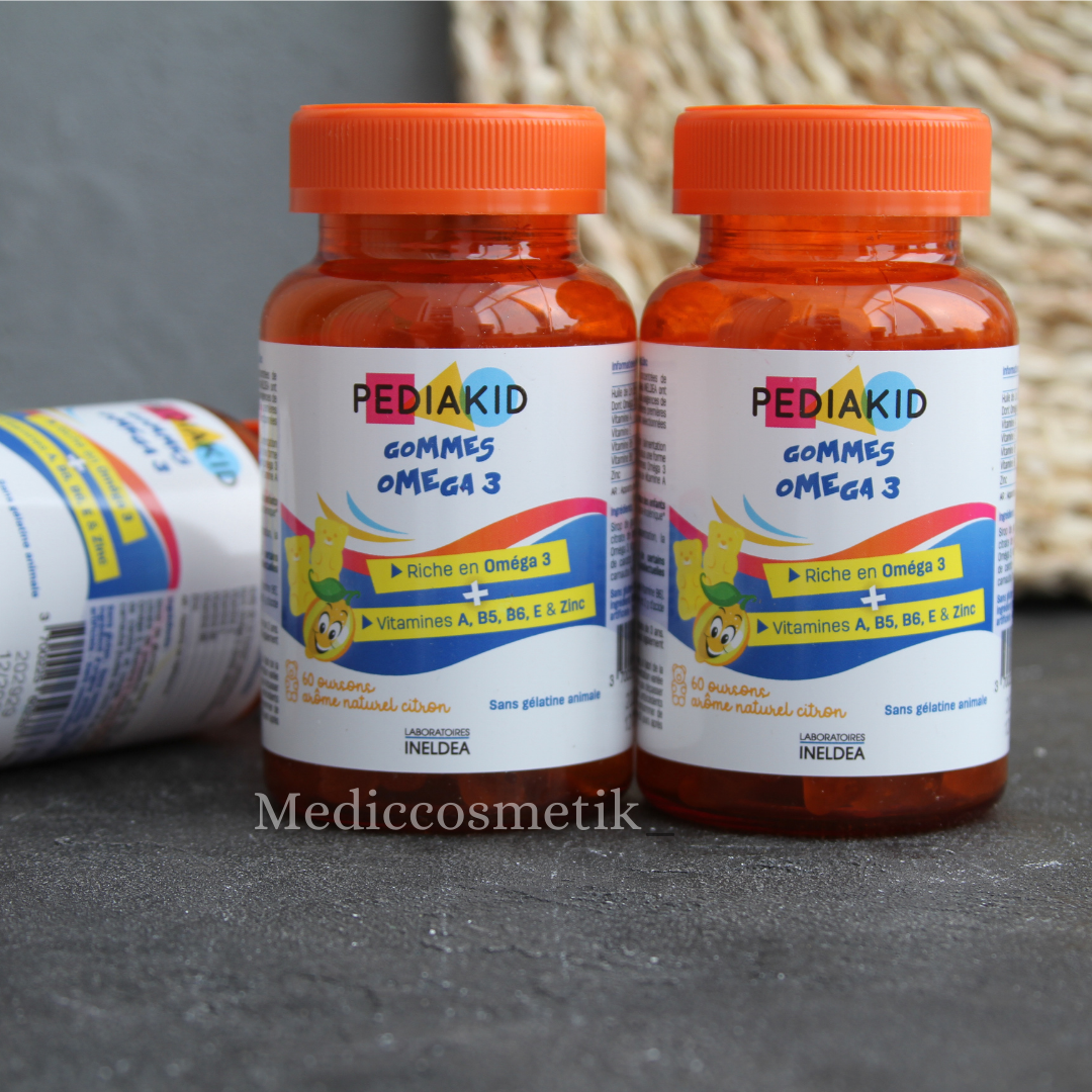 

PEDIAKID Gommes Oméga 3 (Жевательный мармелад Омега 3) Франция