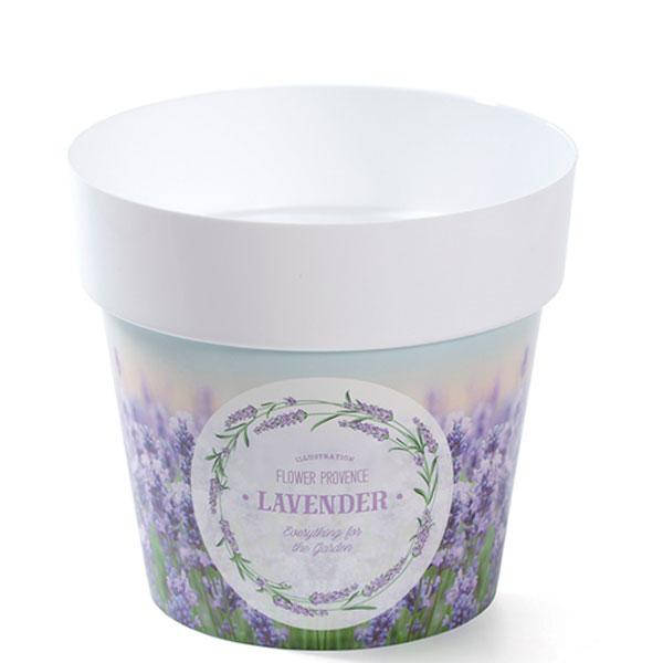 

Горшок для цветов Prosperplast IML-14 с принтом Лаванда (DML140M2)