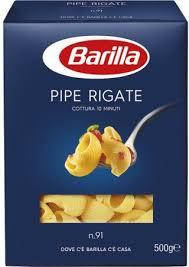 

Barilla Pipe Rigate №91 500г