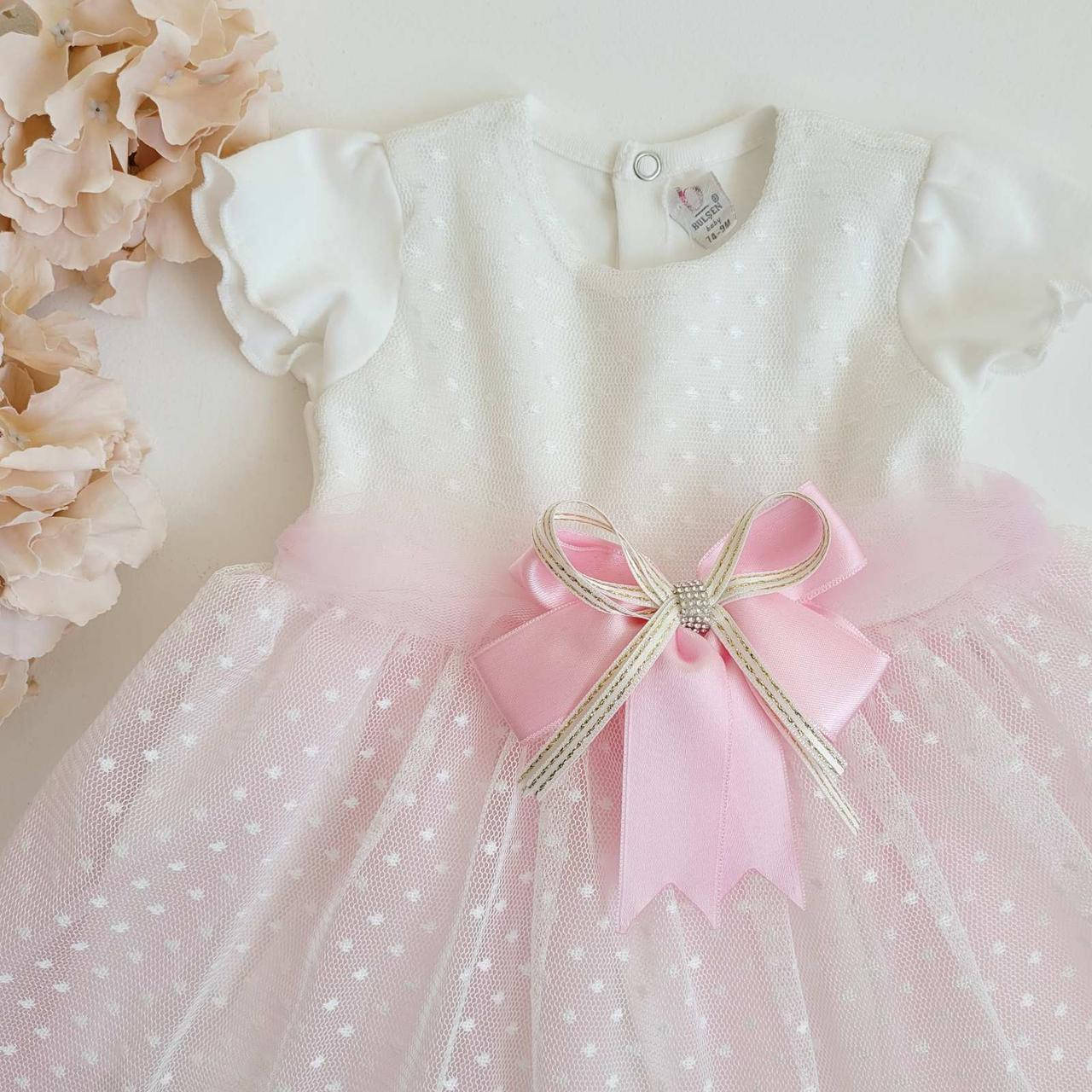 

Платье нарядное для девочки 9мес,12,мес,28,месяцев.(74,80,86)Турция