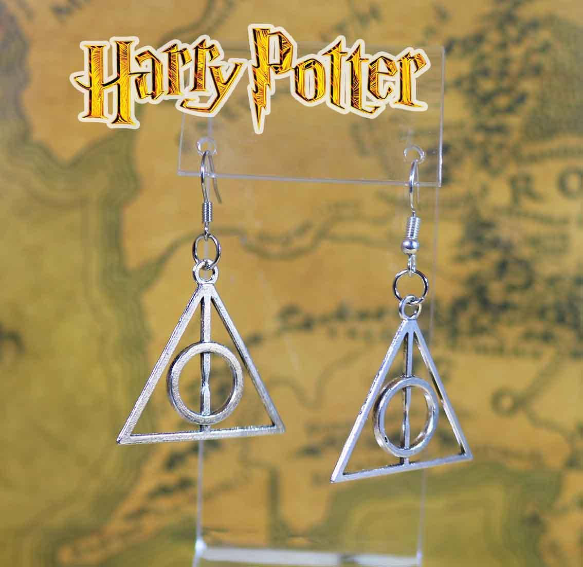 

Серьги Дары смерти большие Гарри Поттера Harry Potter