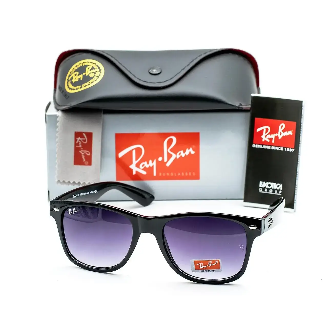 

Очки Ray Ban Wayfarer blue, Черный
