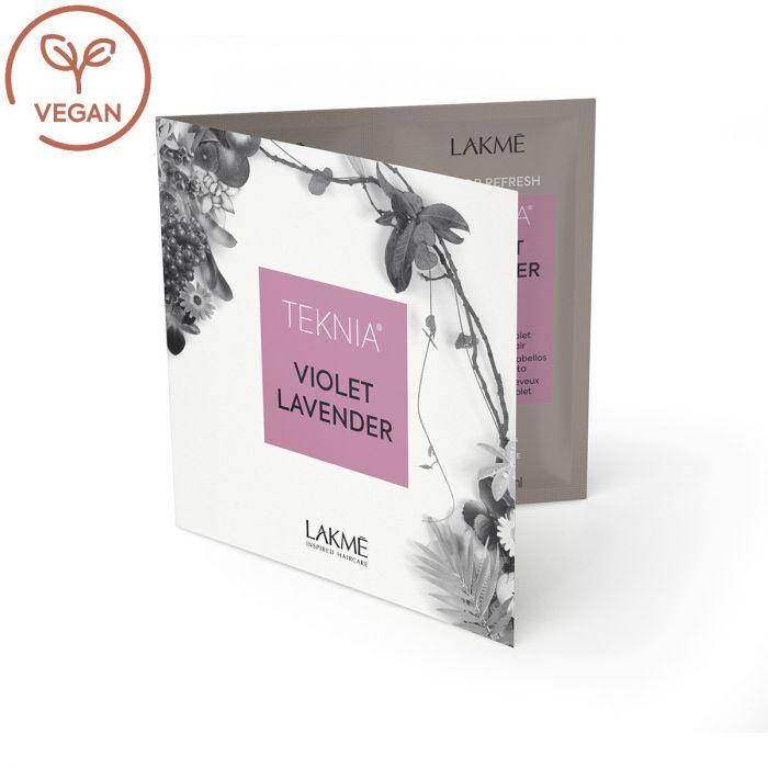 

Набор пробников шампунь и маска Lakmé Teknia Refresh Violet Lavender 2 шт по 10 мл
