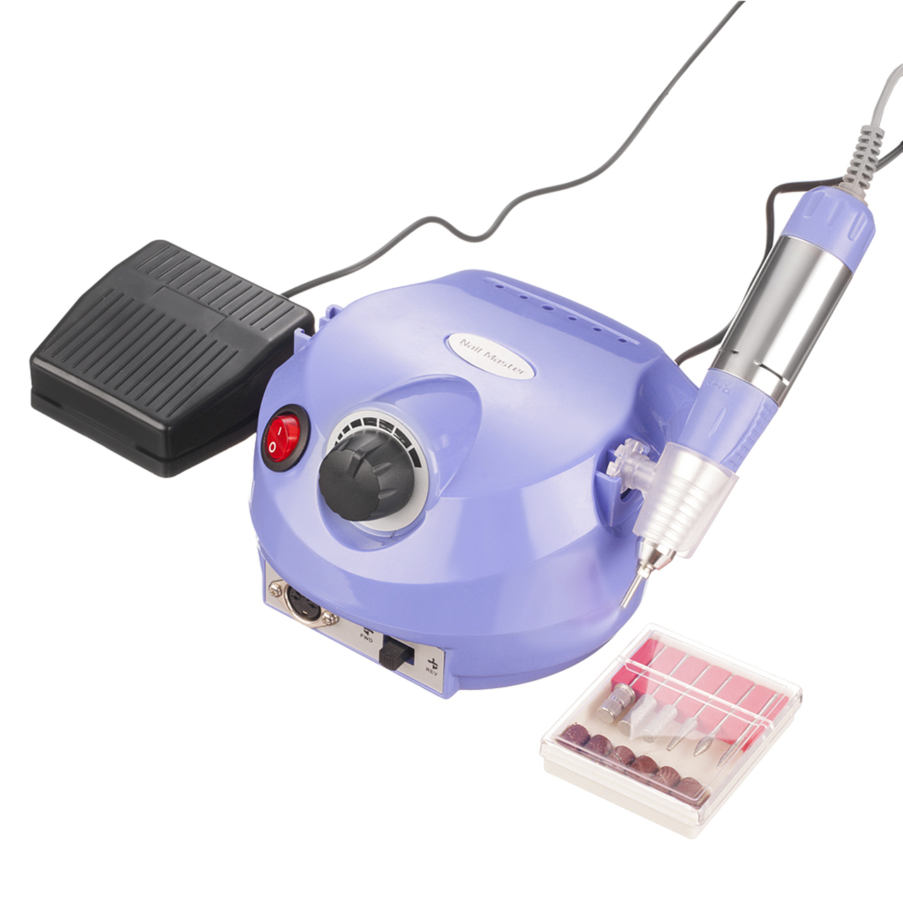 

Фрезер Master Professional MP-202 на 35 Вт и 30000 об/мин для маникюра и педикюра (blue), Синий