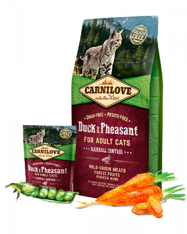 

Carnilove Duck & Pheasant Hairball Controll 2 кг