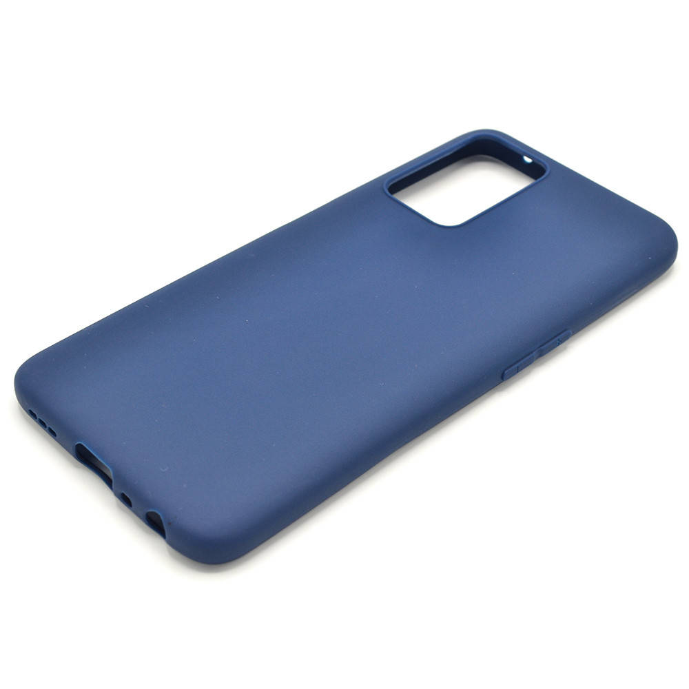

Матовый чехол накладка Silicone Matted для Realme 9i синий