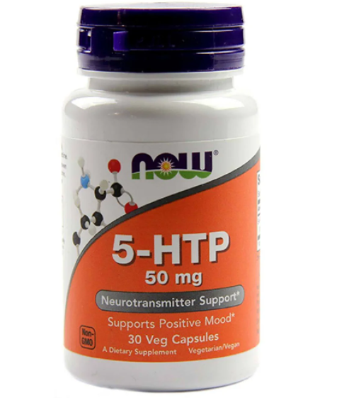 

5-НТР, 5-гидрокси L-триптофан, Now Foods, 50 мг, 30 кап. (NOW-00097)