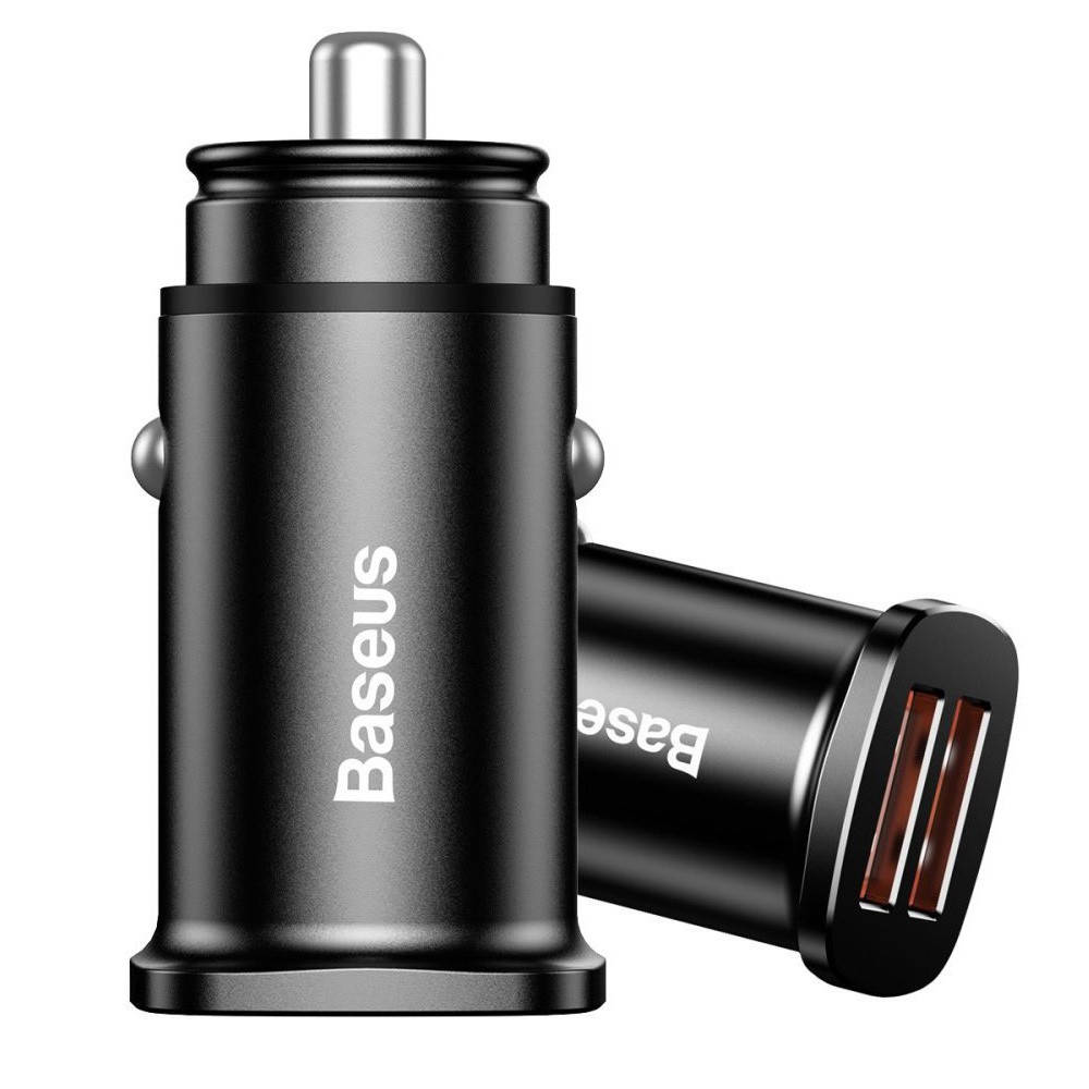 

Автомобильное зарядное устройство Baseus Dual QC 3.0 27 Вт Black (CCALL-DS01)