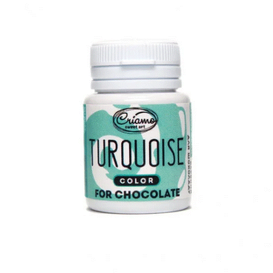 

Краситель для шоколада Criamo бирюзовый 18г