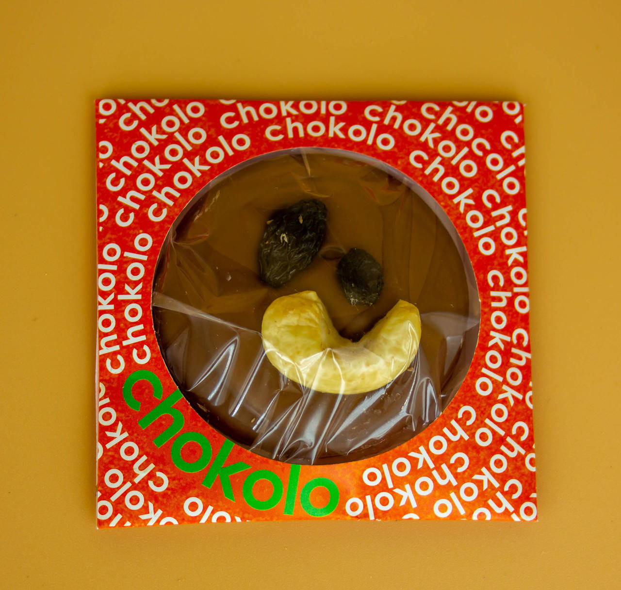 

Конфета ChoKOLO (Чоколо) бельгийский молочный шоколад, изюм, кешью, 25 гр