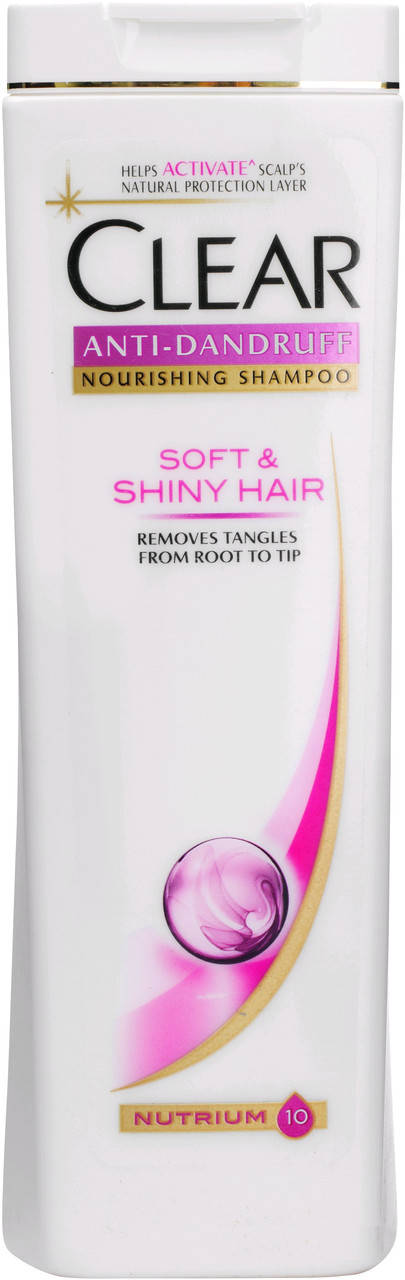 

Clear шампунь против перхоти Soft & Shiny Hair 400мл