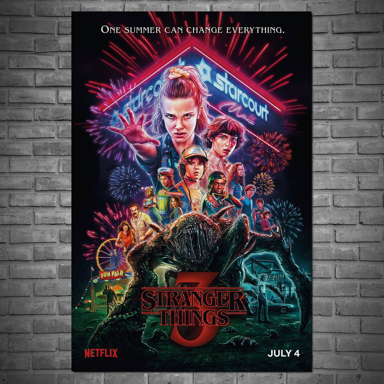 

Плакат "Очень Странные Дела, Stranger Things" (артикул 3634) 60, Матовая, 40