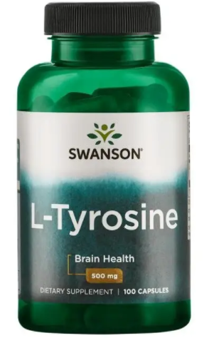 

L- тирозин, L-Tyrosine, Swanson, 500 мг, 100 капсул (SWV-01855)