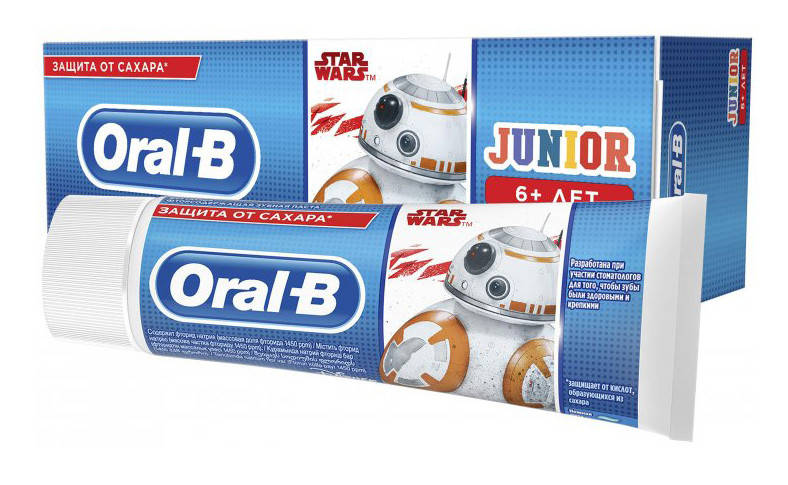 

Детская зубная Паста Oral-B Junior Star Wars 75 мл