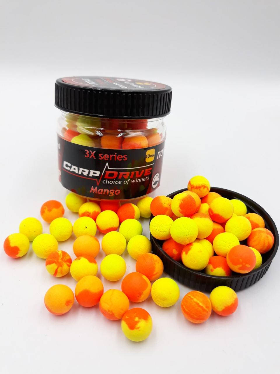 

Поп ап для рыбалки 3x series Mango 10 мм Carp Drive