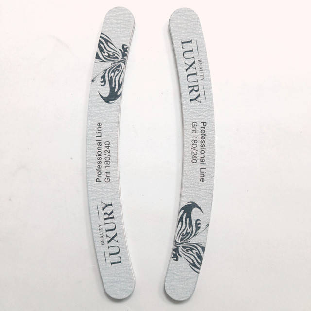 

Пилка полировочная для ногтей бумеранг серая Beauty Luxury BM-02G 180/240