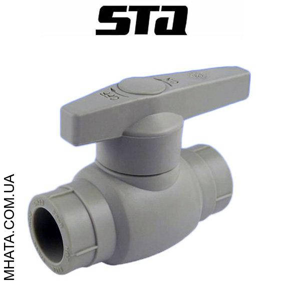 

Кран шаровый для холодной воды STA d20 (стальной шар), Украина