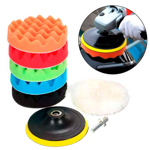 

Набор из 6 насадок на дрель 10см для полировки авто и шлифовальный диск