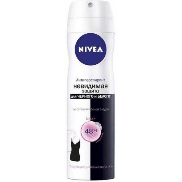 

Дезодорант-антиперспирант Nivea Clear Невидимая защита для черного и белого, 150 мл