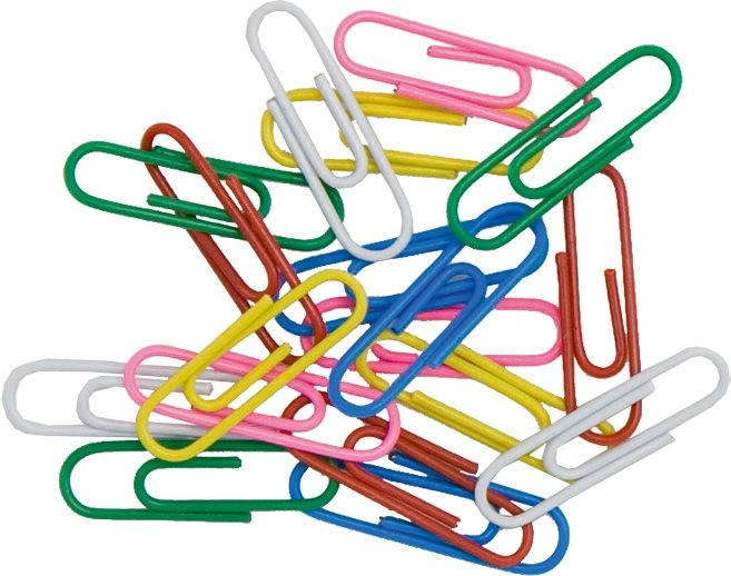 

Металева скріпка Buromax кольорова 28 мм 100 шт, Разные цвета
