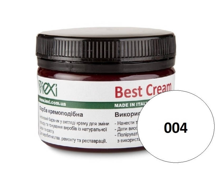 

Крем-краска BEST CREAM для гладкой кожи и краста 100 мл, цв.белый