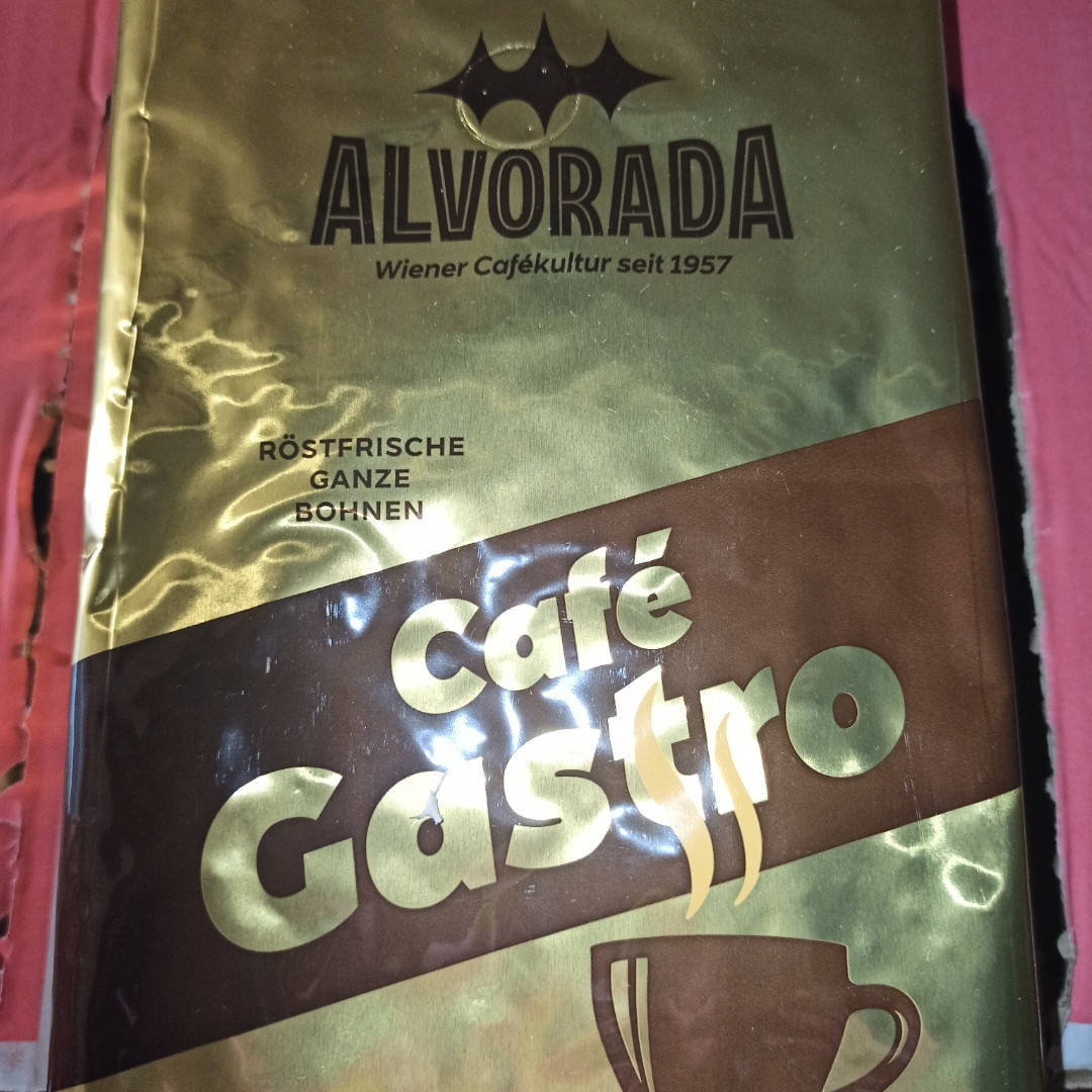 

Кофе Alvorada Gastro зерно 1 кг, кава алворада гастро 50 Арабика 50Робуста.
