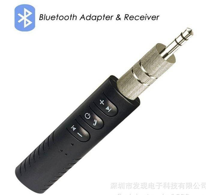 

Блютуз гарнитура A2DP AUX +МИКРОФОН Bluetooth car музыка в авто