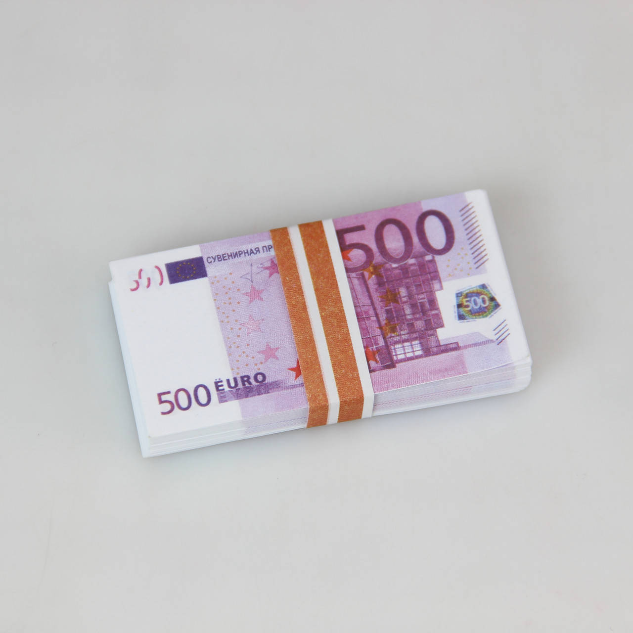 

Сувенирные мини 500 € 80шт Банк приколов для игр и праздников