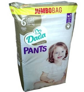 

Трусики DADA Extra Care Pants (6) extra large 16кг+ 56 шт
